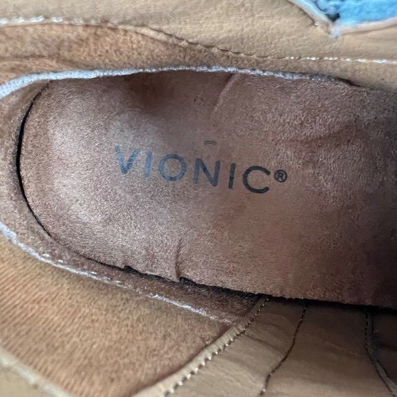 Vionic Naomi Womens Suede Snake Print Water Resistant Ankle Boots Gray size 6.5 - Picture 13 of 16